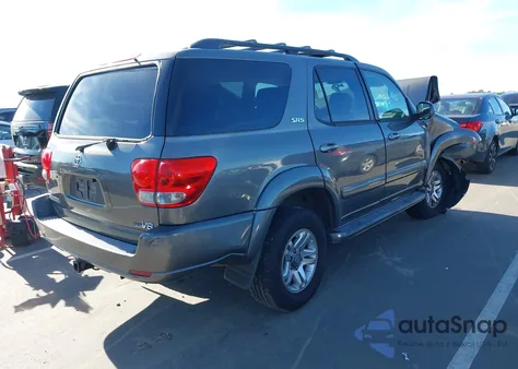 2007 Toyota Sequoia Sr5 V8 z USA, uszkodzony, nr VIN 5TDZT34A57S298796